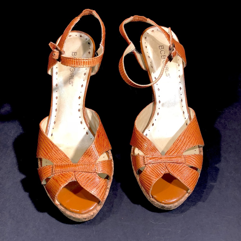 BCBGGirls Cork Heel Shoes (7)